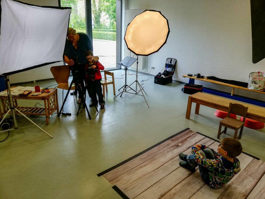 Making-Of Kindergartenfotografie