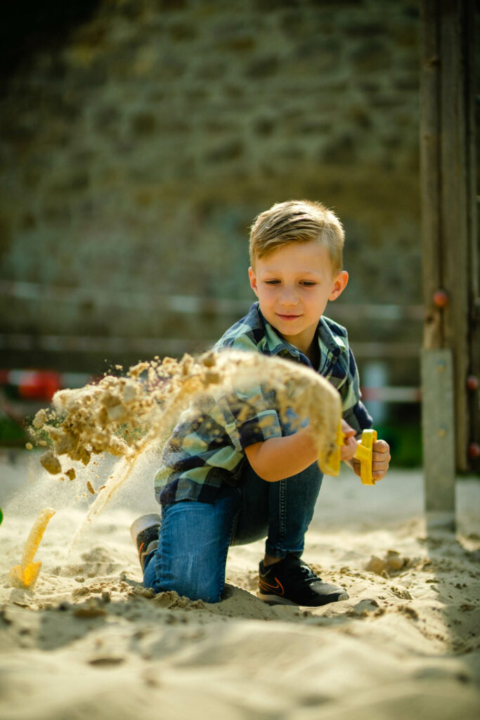 Kindergartenfotografie Begleitetes Spielen