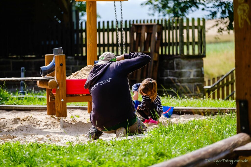 Making Of Kindergartenfotografie